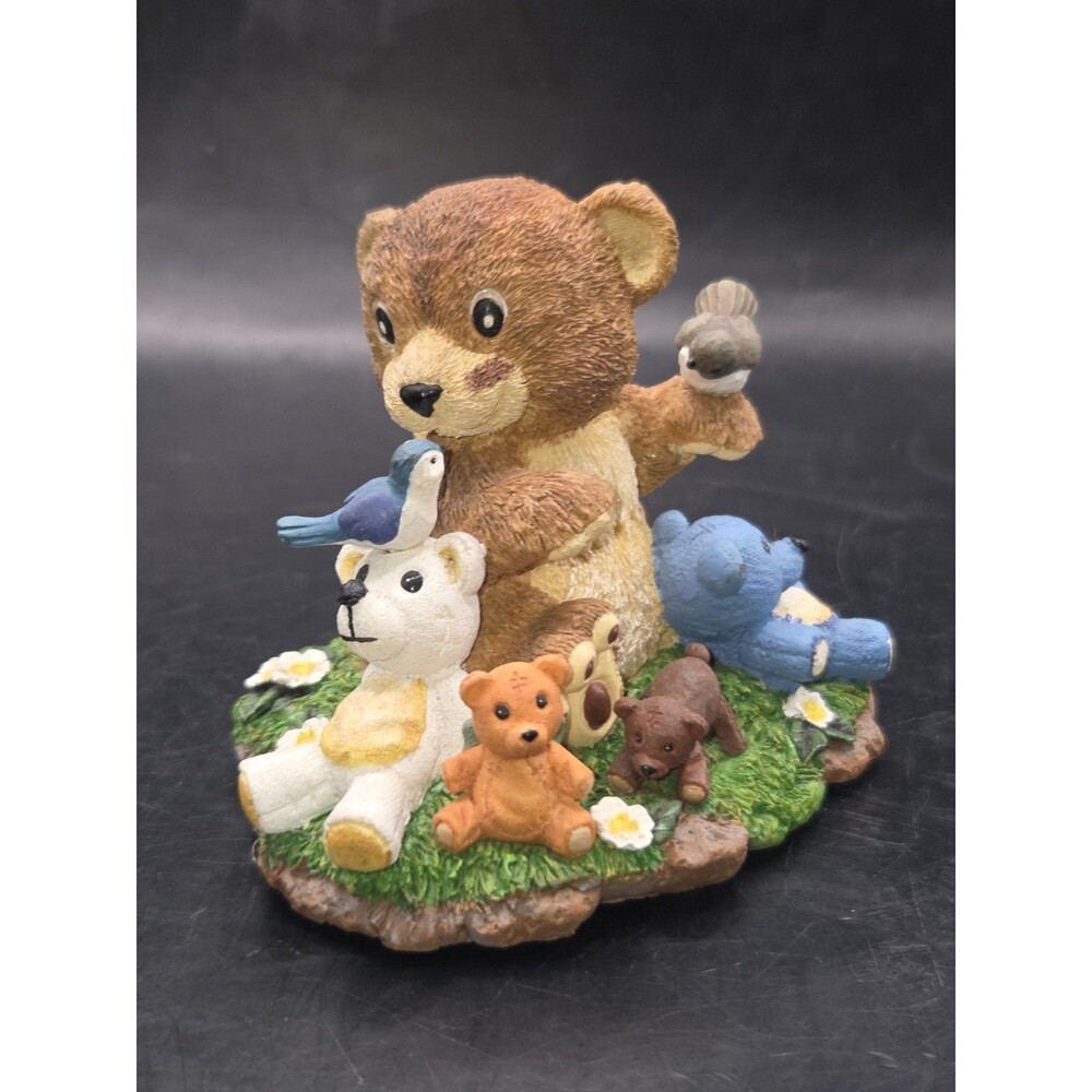 Christopher Radko Woodland Wishes   Bear With Friends Prototype Figurine
